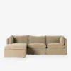 Costello Slipcover Sofa With Ottoman
