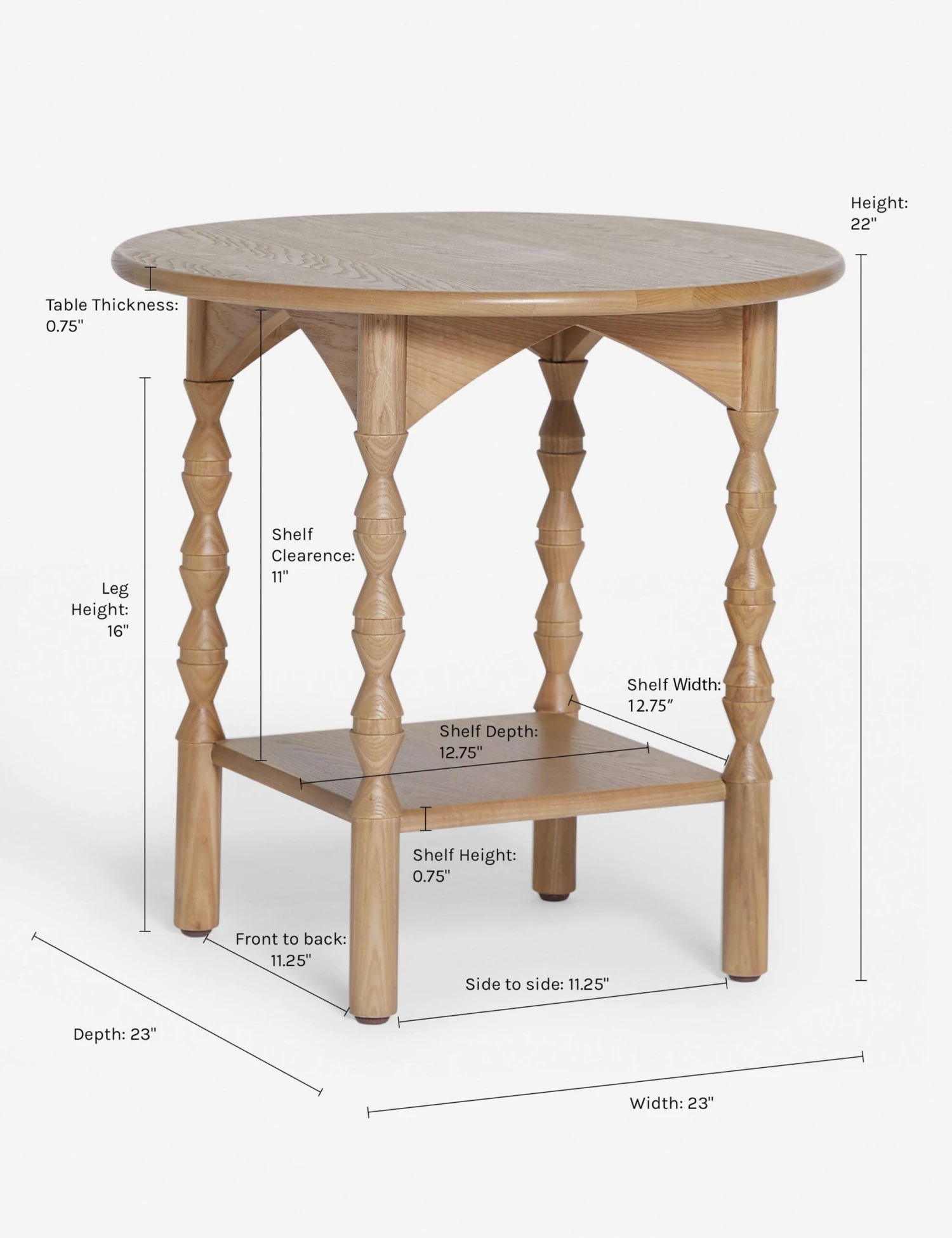 Topia Round Side Table By Ginny Macdonald - Image 7