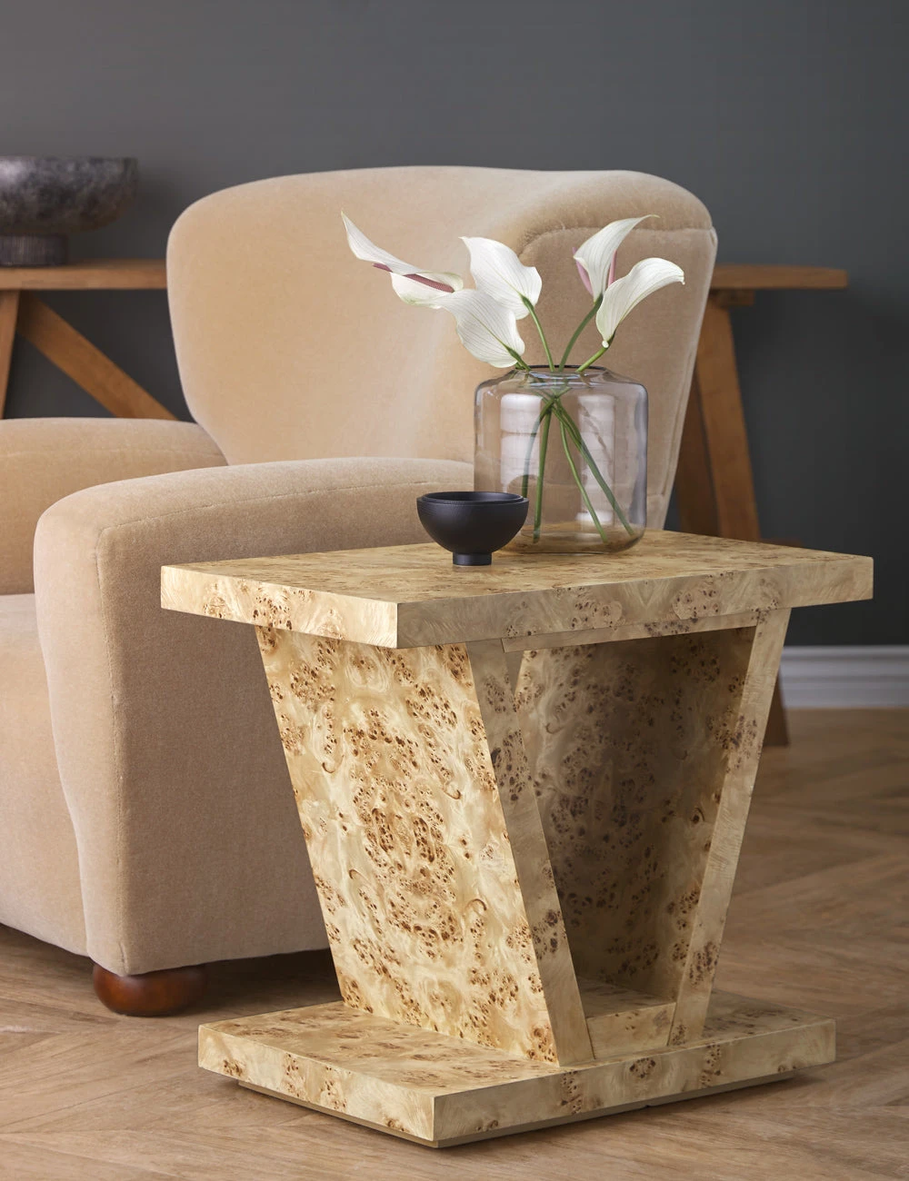 Chloe Burl Wood Side Table - Image 2