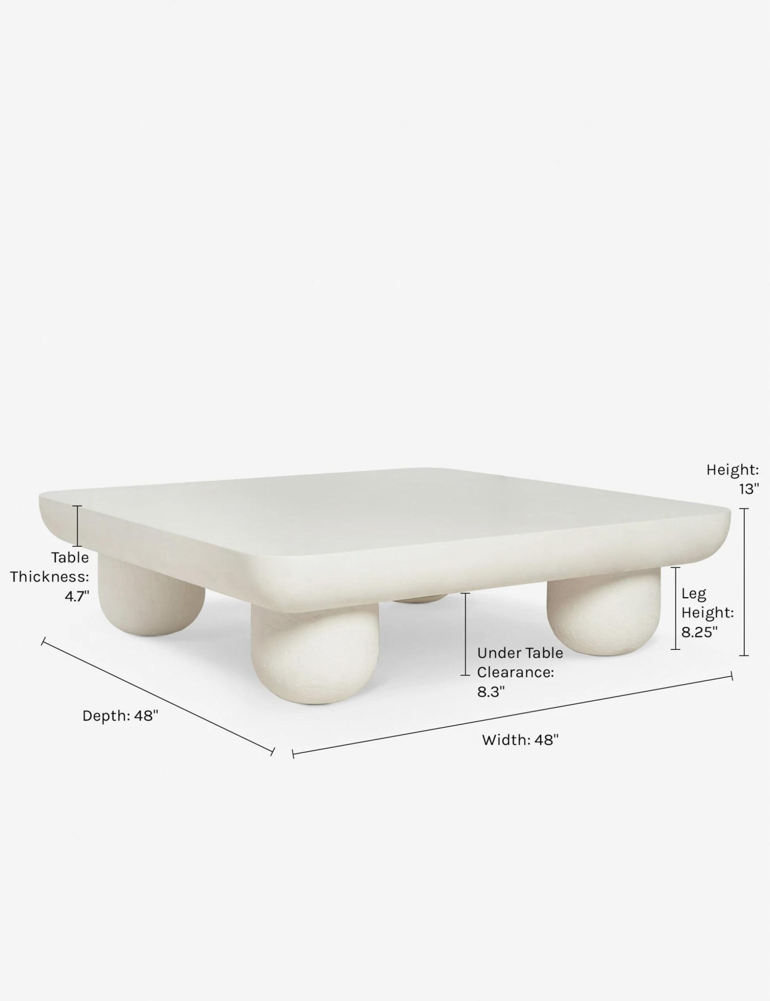 Clouded Square Coffee Table By Sarah Sherman Samuel - Image 7