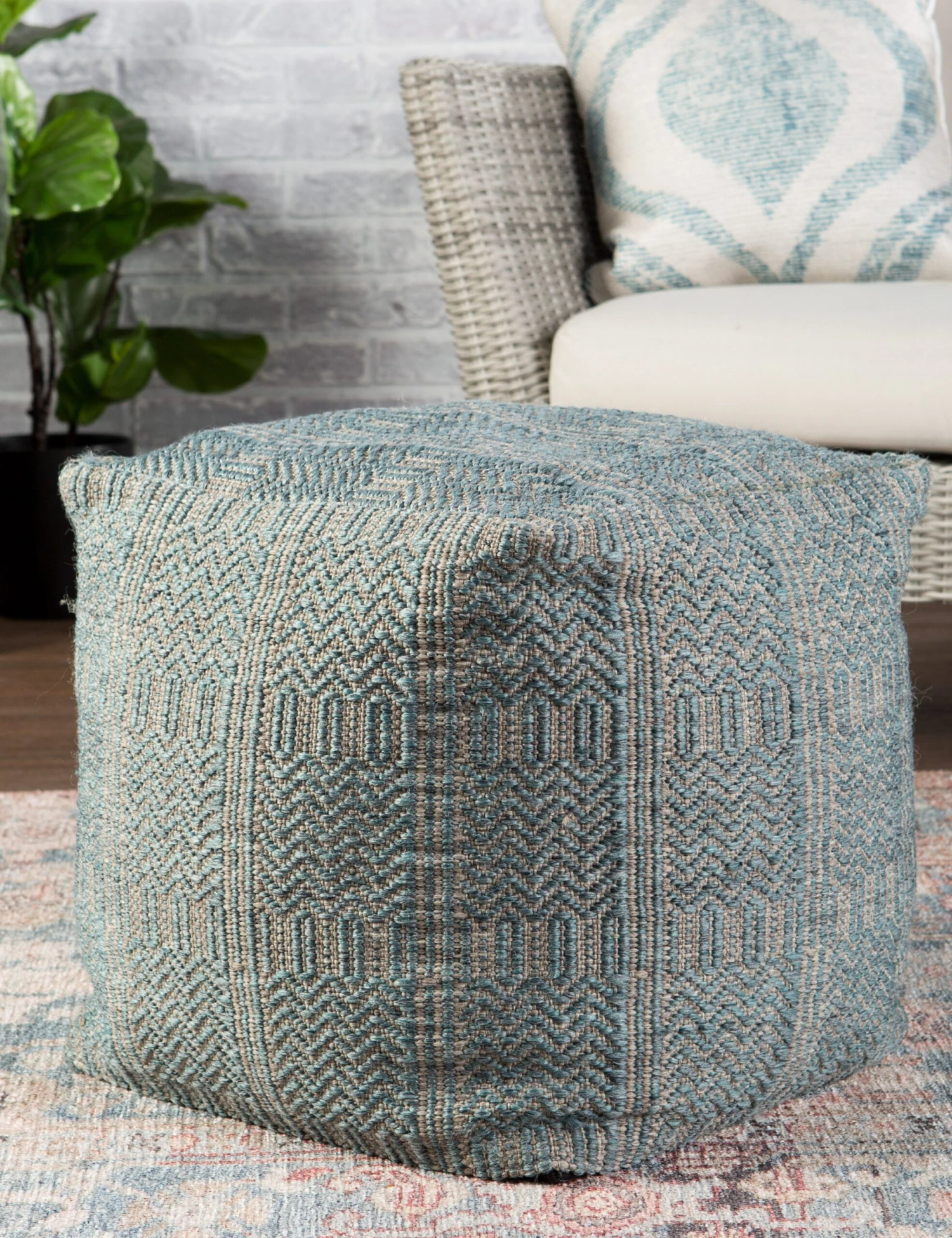 Tindra Indoor / Outdoor Pouf - Image 9