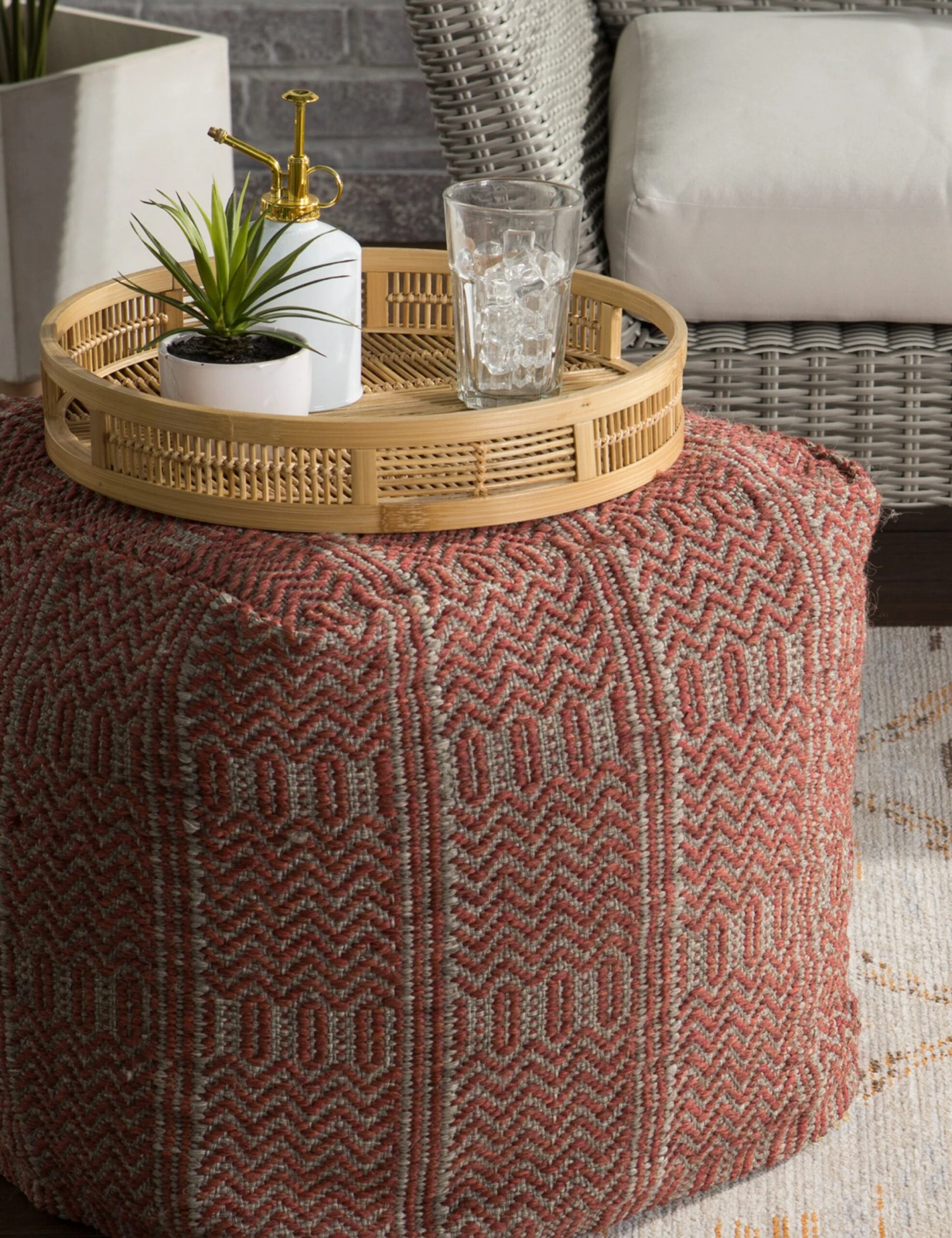 Tindra Indoor / Outdoor Pouf - Image 7