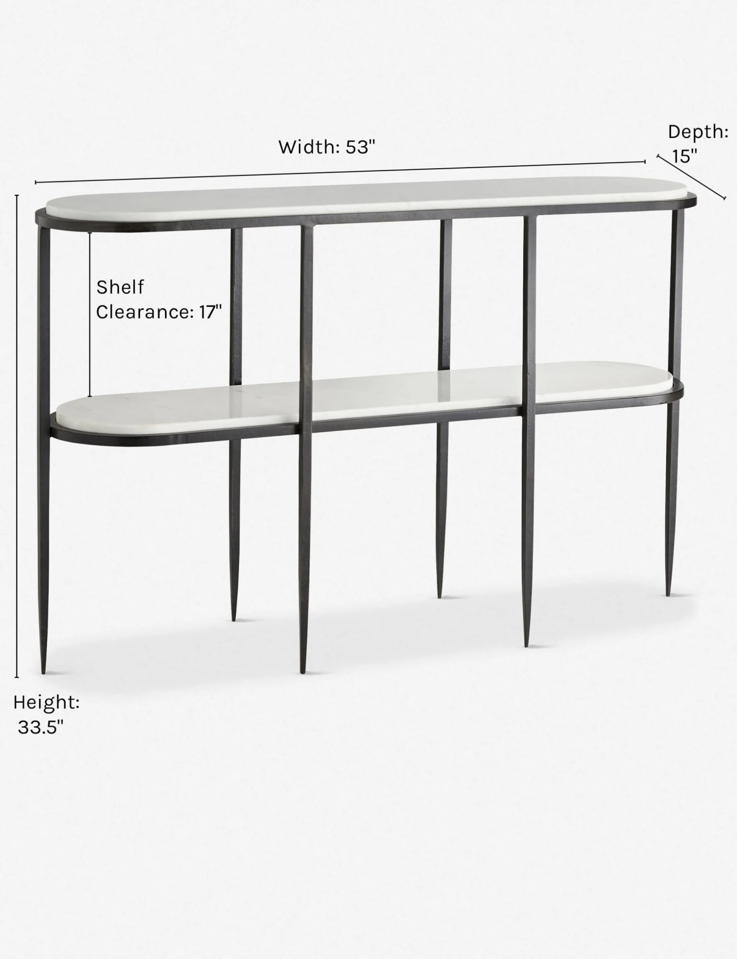 Elton Console Table By Arteriors - Image 6